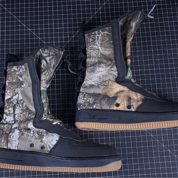 Nike Air Force 1 High SF x Realtree Visit   Gum Brown Camo Size: 9.5 - Picture 3 of 8